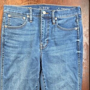 J. Crew High Rise Classic Blue Denim Jeans